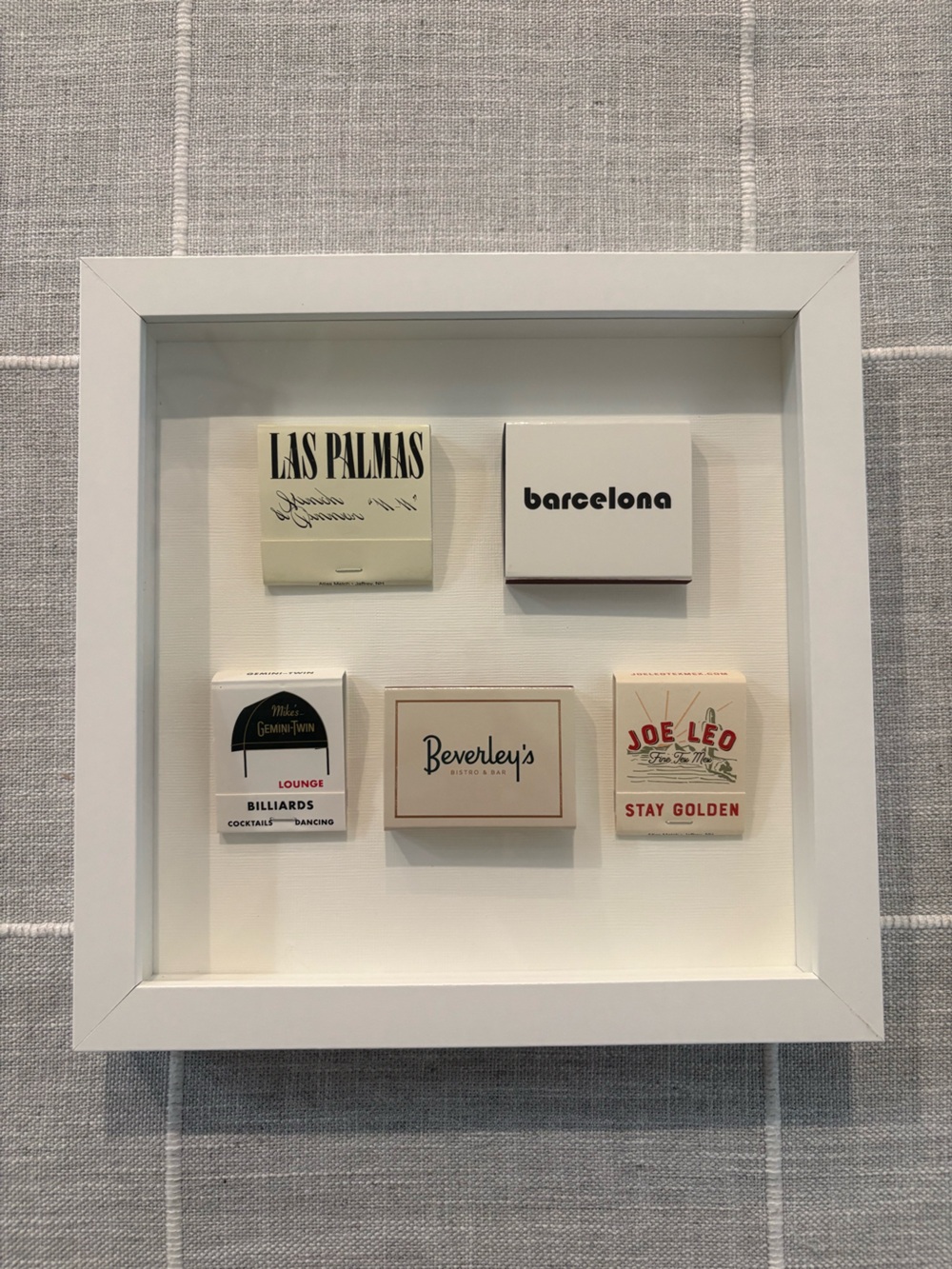 Dallas, Texas Assorted Neutral & Cream Decorative Modern/Current Matchbox Set